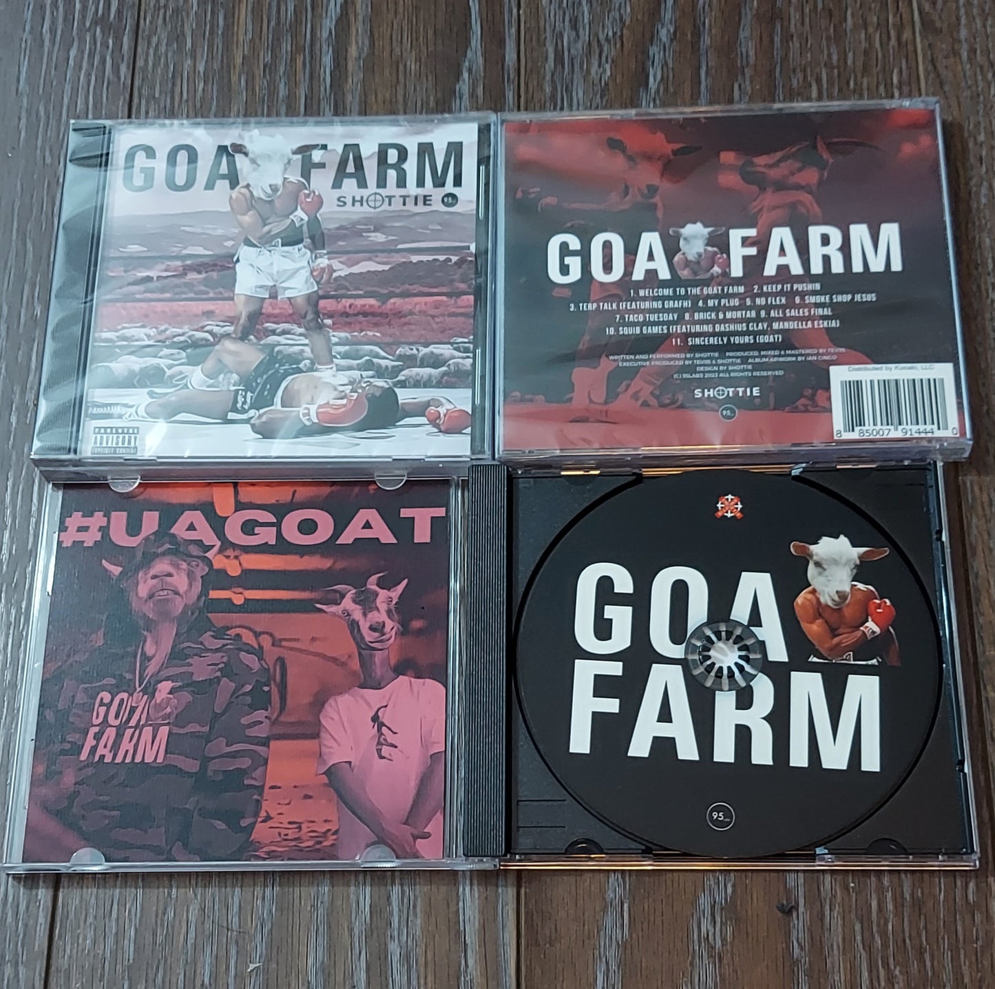 GOAT FARM CHAMPION HOODIE W/ GF CD